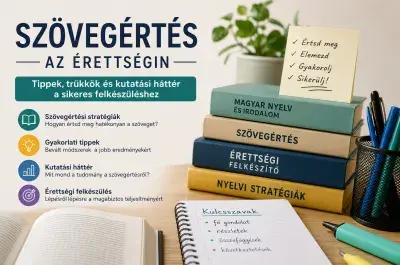 Szövegértés fejlesztése érettségire: hogyan gyakorolj hatékonyan? – oktatói cikk borítókép